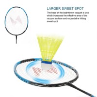 All Aluminum Alloy Badminton Racket With three Nylon Shuttlecocks